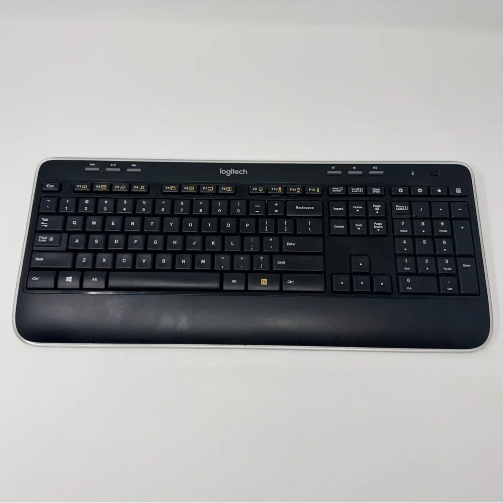 Logitech Wireless Keyboard Full Size Portable Gaming Work Office Typing College